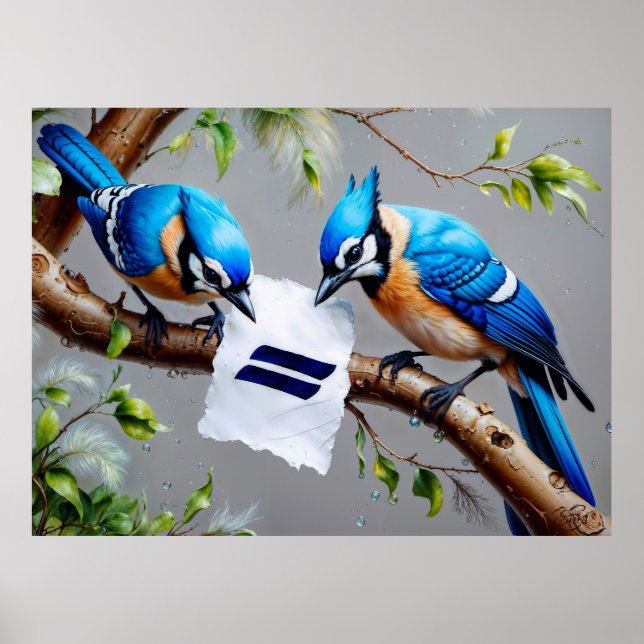 Blaue Jay Poster (Vorne)