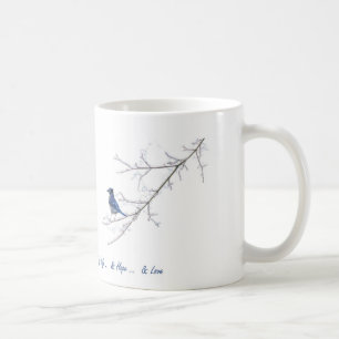 Blaue Jay-Tasse Kaffeetasse