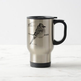 Blaue Jay-Tasse Reisebecher