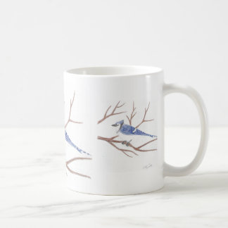 Blaue Jay-Tasse Tasse