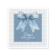Blaue Jeans Baby Baby Shower Papier Serviette