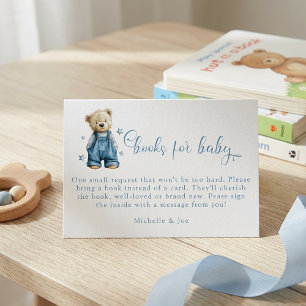 Blaue Jeans Baby Bücher Für Baby-Beilagekarte Begleitkarte