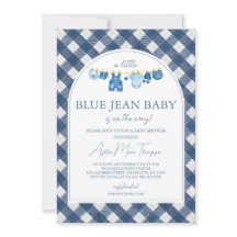 Blaue Jeans-Baby-Party