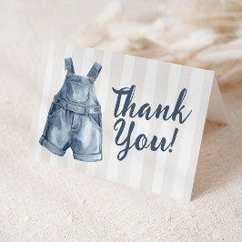 Blaue Jeans Baby Shower Blank Dankeskarten Dankeskarte