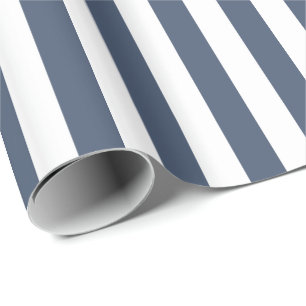 Blaue Jeans Blau-Weiß-Gestreift Geschenkpapier