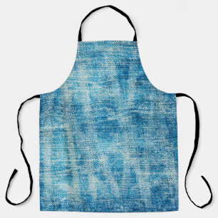 Blaue Jeans-Denim-Textur Schürze