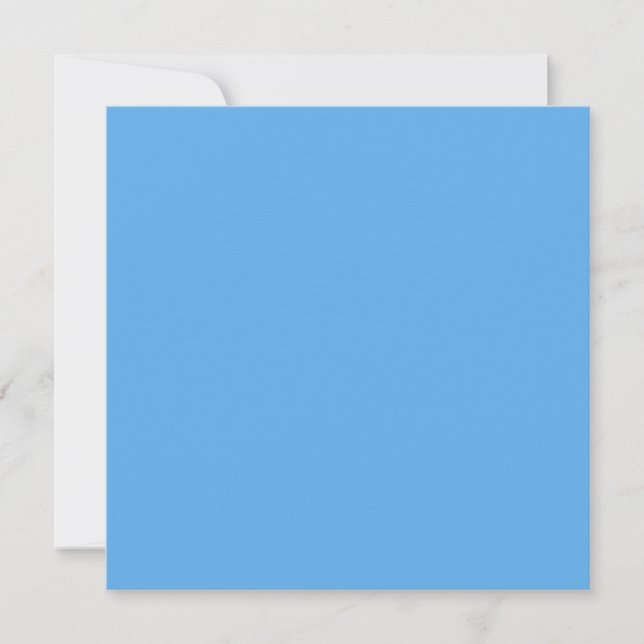 Blaue Jeans (feste Farbe) Feiertagskarte (Vorderseite)