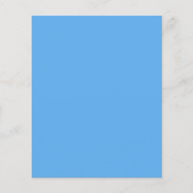 Blaue Jeans (feste Farbe) Flyer (Vorne)