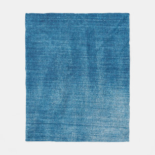 Blaue Jeans nahe sich. Blauer Denim Jean Fleecedecke