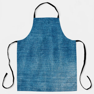 Blaue Jeans nahe sich. Blauer Denim Jean Schürze