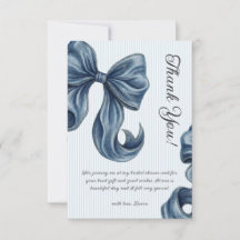 Blaue Jeans-Schleifen-Brautparty