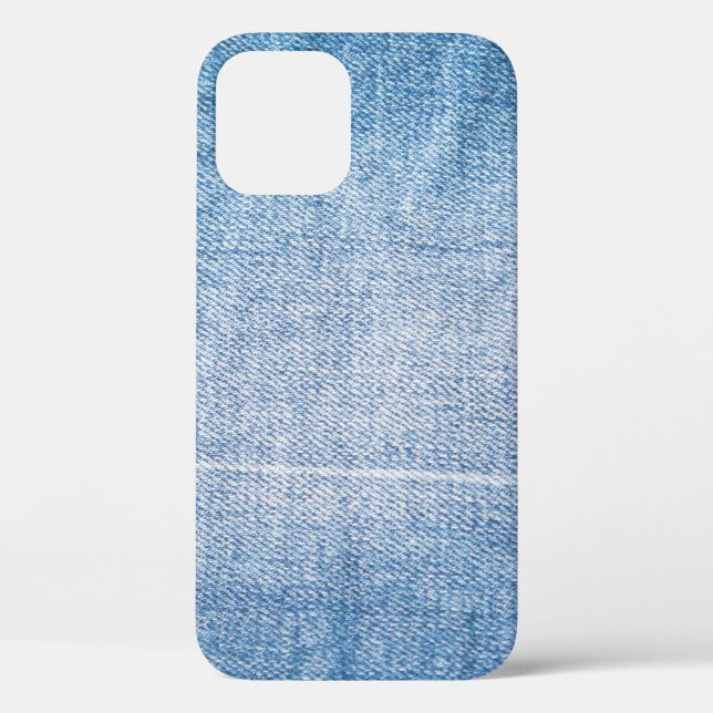Blaue Jeans-Textur Case-Mate iPhone Hülle (Rückseite)