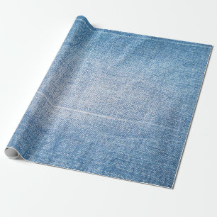 Blaue Jeans-Textur Geschenkpapier