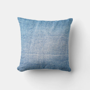 Blaue Jeans-Textur Kissen