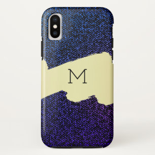 Blaue Jeans Textur (lila) Case-Mate iPhone Hülle
