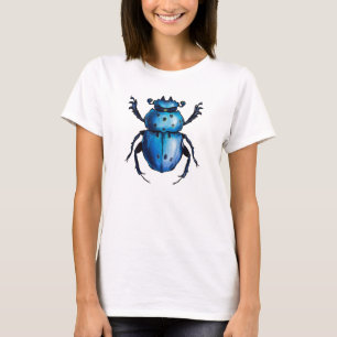 Blaue Käfer - Skarab Art - Insektenlover Entomolog T-Shirt