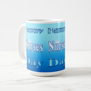Blaue Kaffeetasse zum Tag der Pflegekräfte