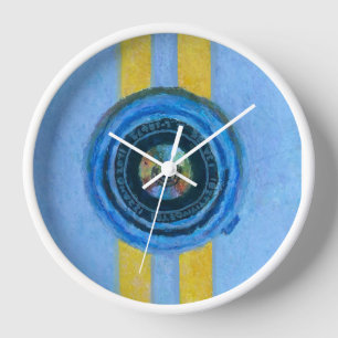 Blaue Kamera Uhr