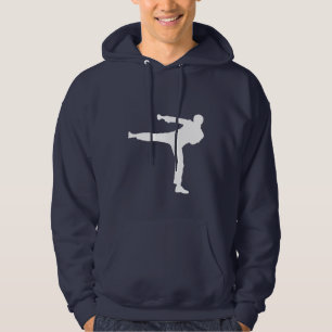 Blaue Kampfkünste Hoodie