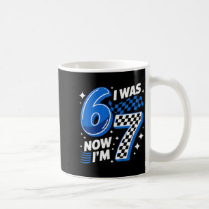 Blaue karierte war 6 7 lustig 67 Geburtstagsjungen Kaffeetasse