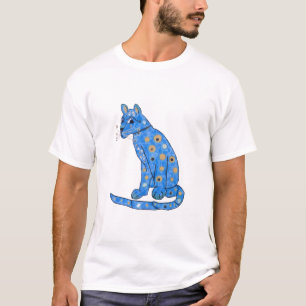 Blaue Katze Abba's T-Shirt