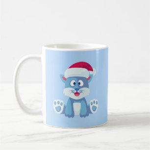 Blaue Katze Kaffeetasse