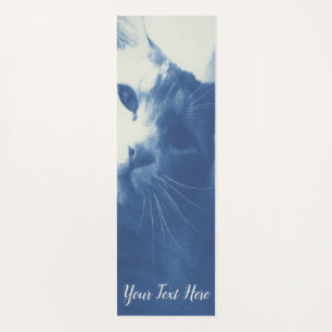 Blaue Katze Yogamatte