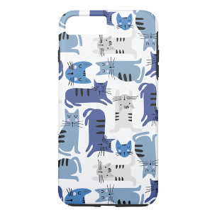 Blaue Katzen Case-Mate iPhone Hülle