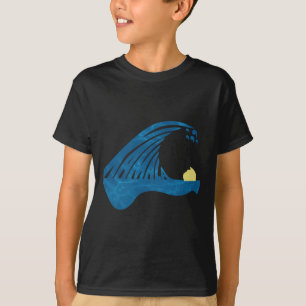 Blaue Katzen schwingen für Kamala Funny Trump Blue T-Shirt
