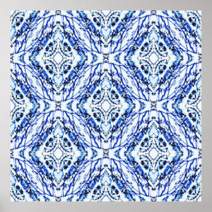 Blaue keltische Kreuze...... Poster