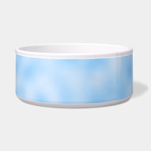 Blaue Keramik-Schale für Haustiere Napf