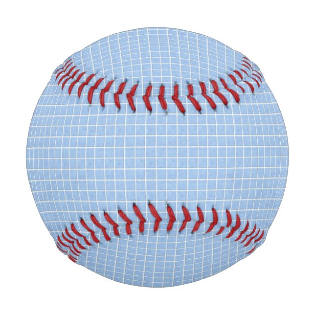 Blaue Keramik Tiles Look Baseball (Vorderseite)