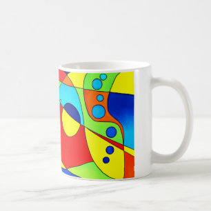 Blaue Kieme-Tasse Tasse