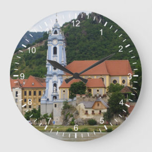Blaue Kirche in Dürnstein Große Wanduhr