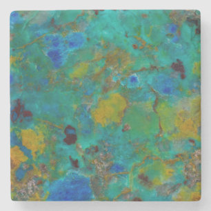 Blaue Klippe Steinuntersetzer