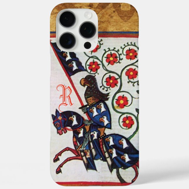 BLAUE KNIGHT MEDIEVENT PARCHOGRAM Case-Mate iPhone HÜLLE (Rückseite)
