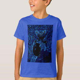 Blaue Koala Baum-Kunst T-Shirt