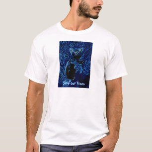 Blaue Koala Baum-Umarmung T-Shirt