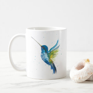 Blaue Kolibri-Tasse Kaffeetasse