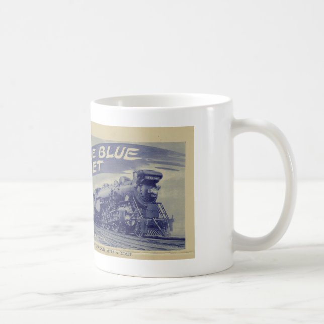 Blaue Kometen-Tasse Tasse (Rechts)