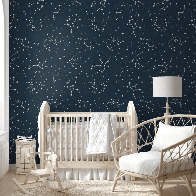 Blaue Konstellation Tapete (Kinder)