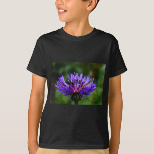 Blaue Kornblumen-Blüten Frieden Liebe Schicksal T-Shirt