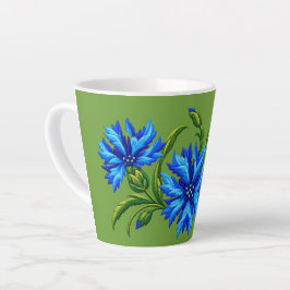 Blaue Kornblumen Milchtasse