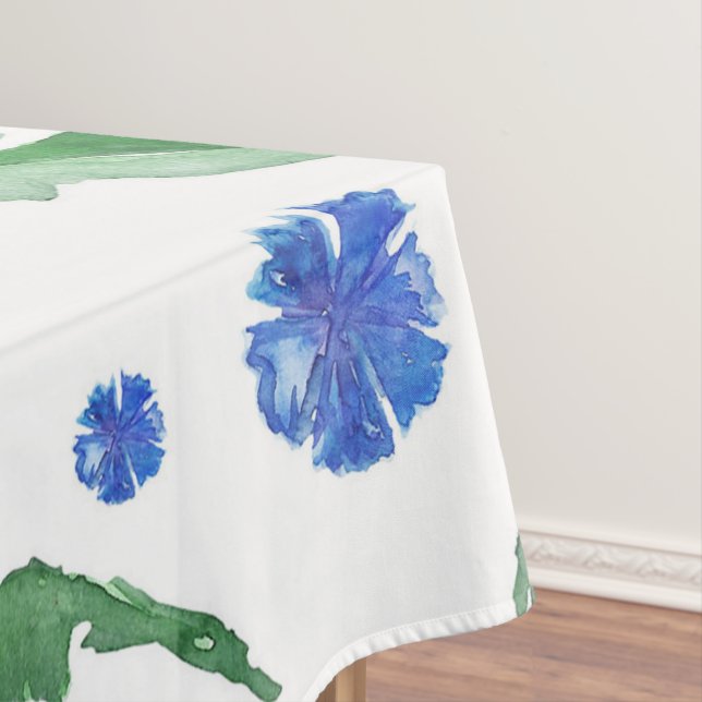Blaue Kornblumen Tischdecke (Beispiel)
