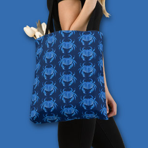 Blaue Krabbe Meeres-Ozean-Muster