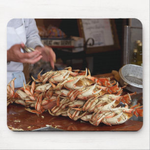 Blaue Krabben-Fest Mousepad