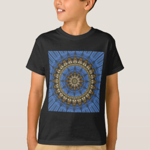 Blaue Krabben-Mandala T-Shirt