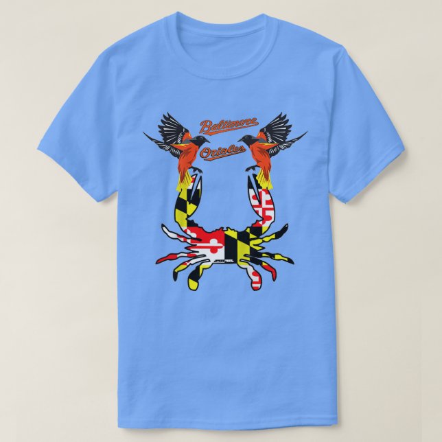 Blaue Krabbenmarylle T-Shirt (Design vorne)