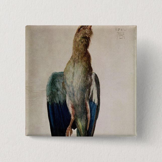 Blaue Krähe, 1512 Button (Vorderseite)