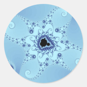 Blaue Kraken Aufkleber